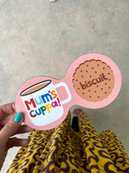 Mum's Cuppa and Biscuit Double Coaster
