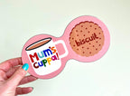 Mum's Cuppa and Biscuit Double Coaster
