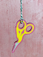 Sewing scissors tree decoration