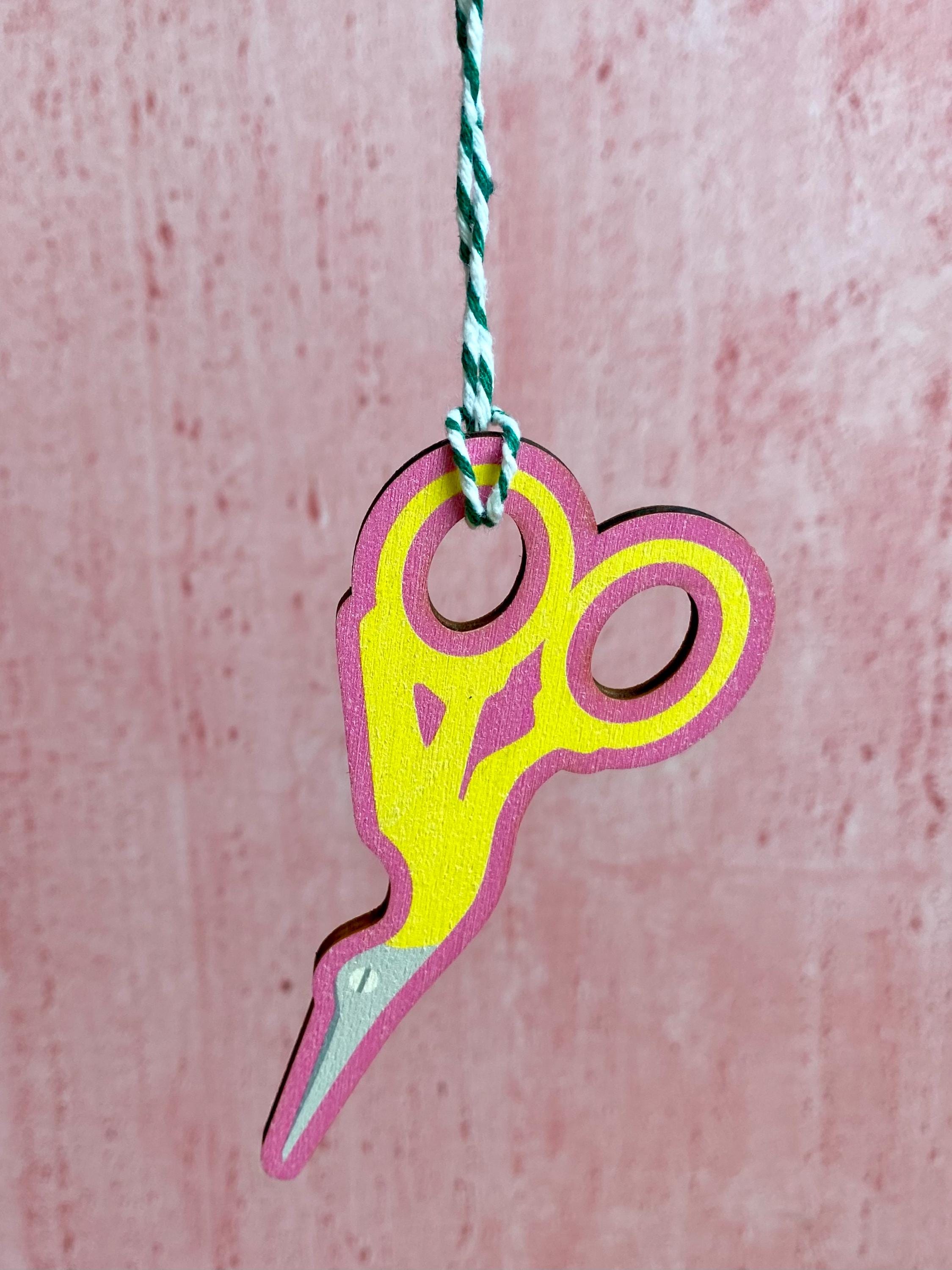 Sewing scissors tree decoration