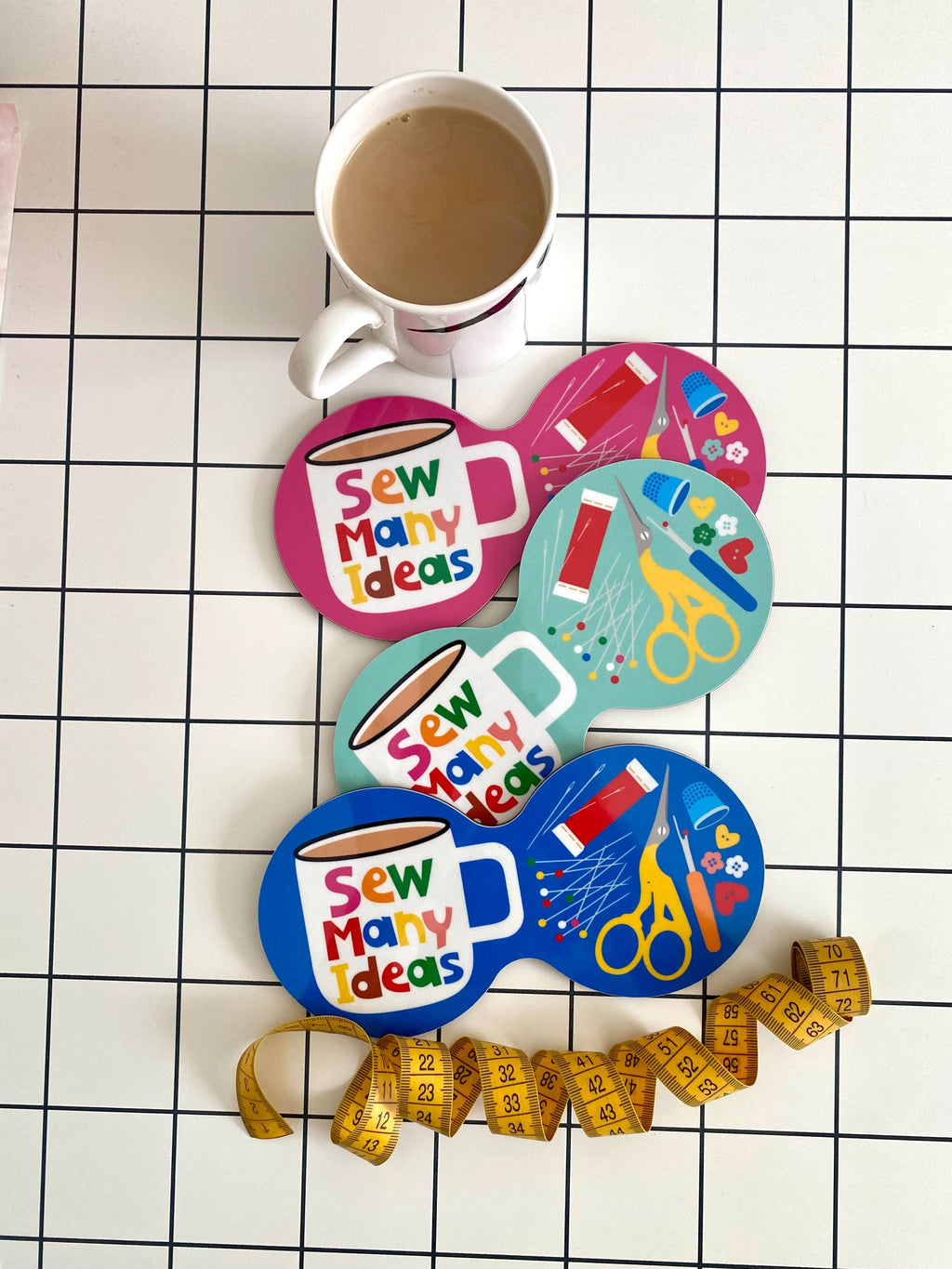 Sew Many Ideas Double Coaster
