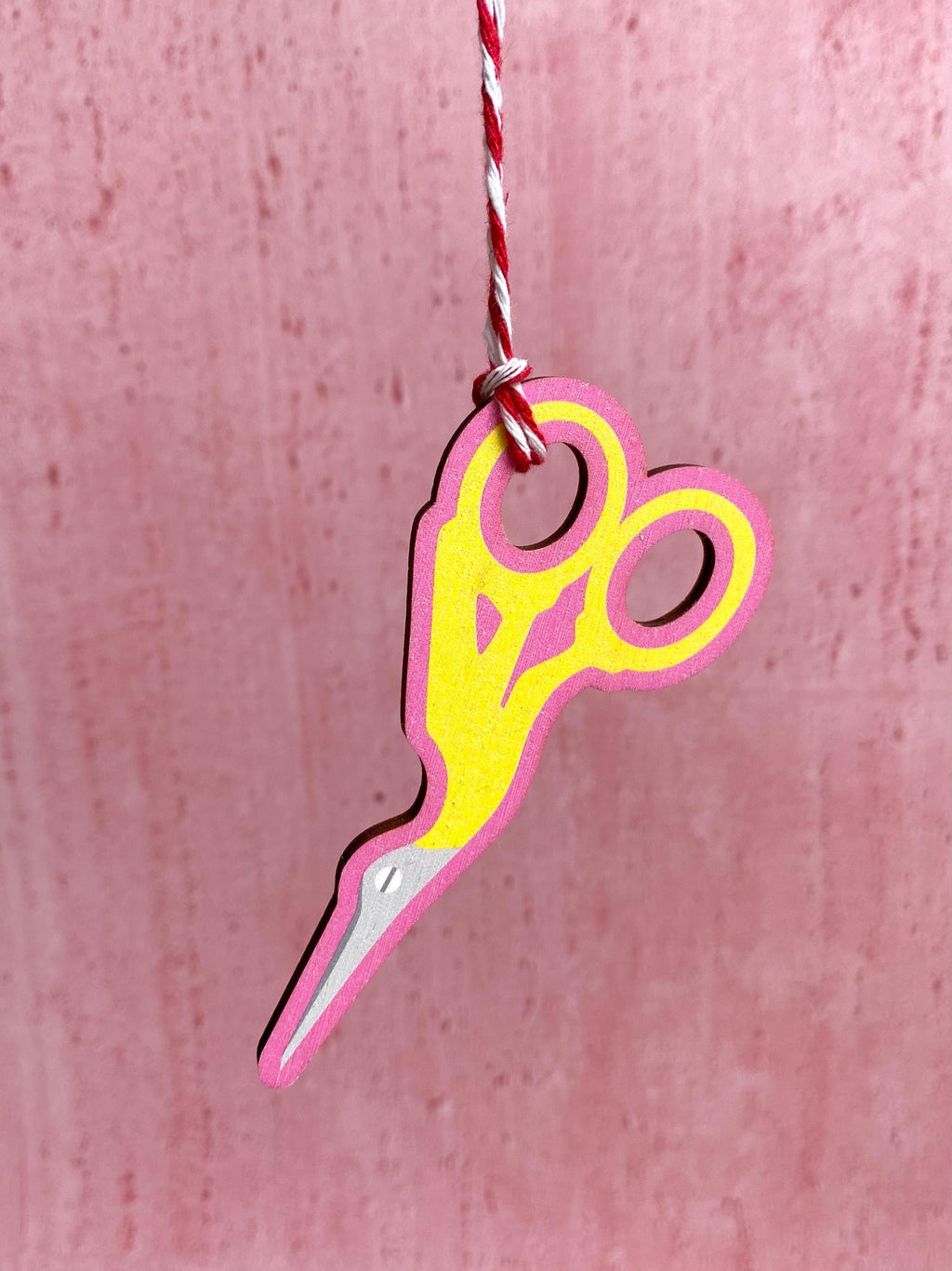 Sewing scissors tree decoration