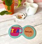 Tea and Biscuit Double Coaster