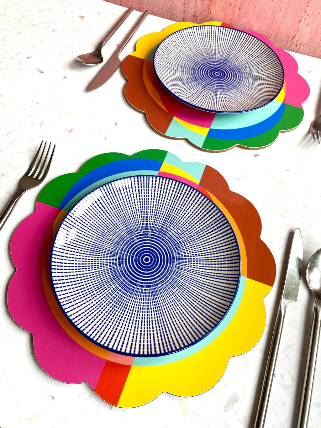 Geo Scalloped Placemat - Limited Edition