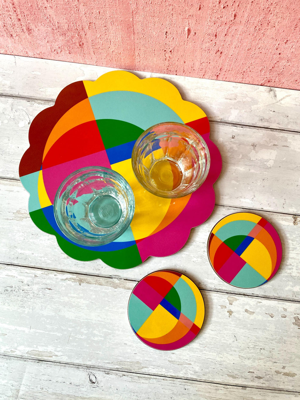 Geo Scalloped Placemat - Limited Edition