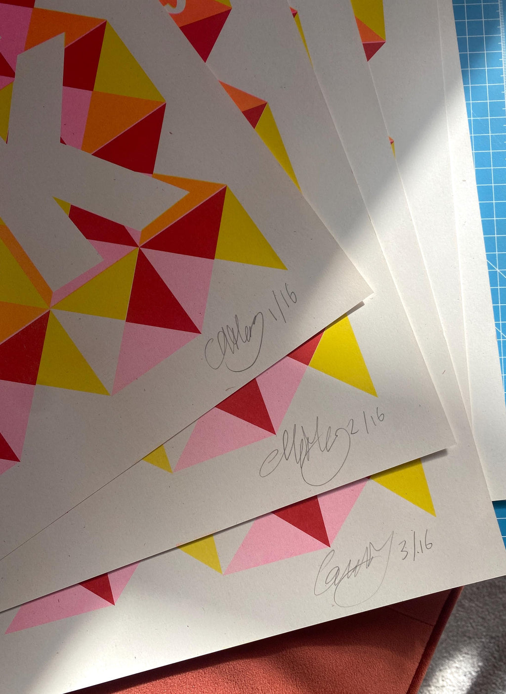 Bright Riso print | Everything will be OK