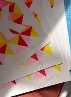 Bright Riso print | Everything will be OK