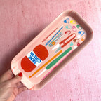 NEW!  Melamine Crochet Tray