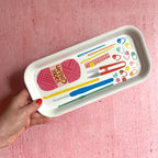NEW!  Melamine Crochet Tray
