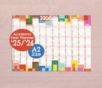 Academic Year Wall Planner 2025/26
