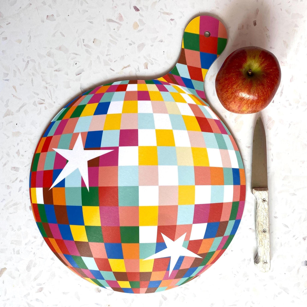 Large Disco Ball Melamine Chopping Board