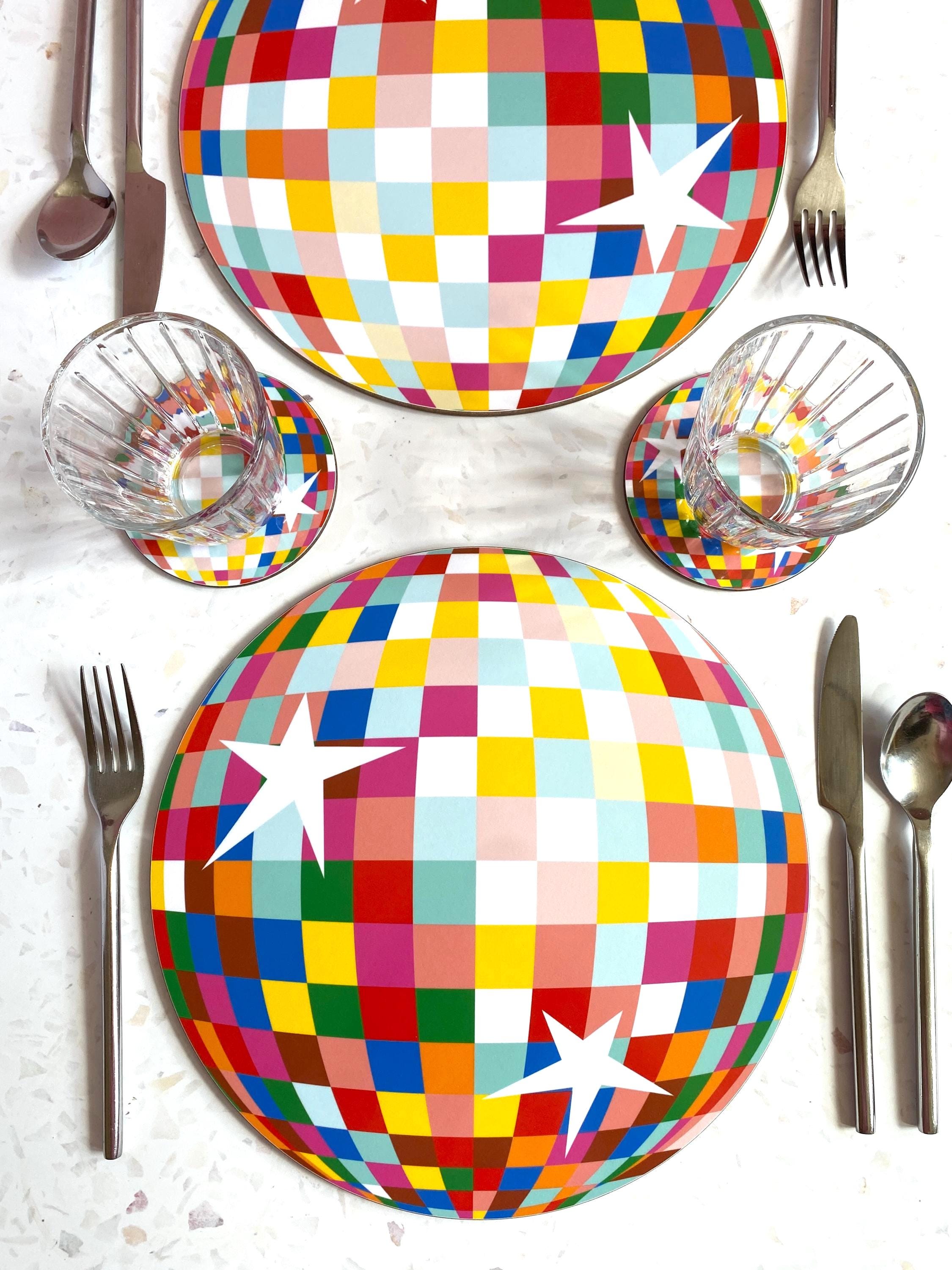 NEW! - Disco Ball Table Mat / Placemat - Limited Edition